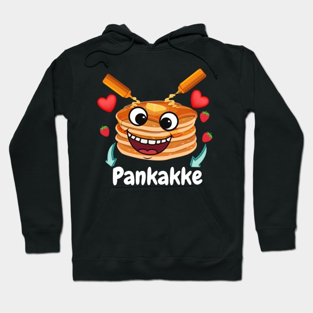 Funny Naughty Foodie Pun Pankakke Sarcastic Hoodie by Shadowbyte91